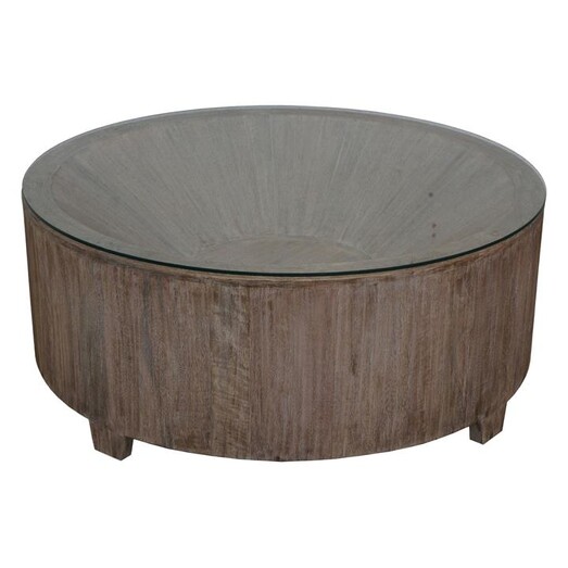 Picture of Frans Wooden Coffee Table in White by Mise En Scene