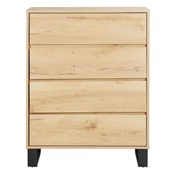 Picture of Freelin Chest of 4 Drawers in Oak by HEQS