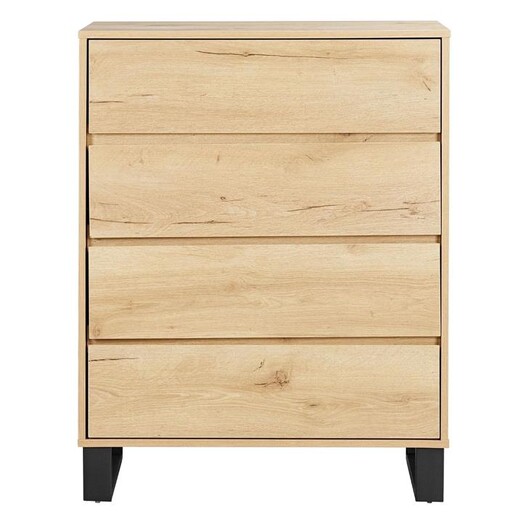Picture of Freelin Chest of 4 Drawers in Oak by HEQS