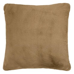 Picture of Frida Faux Fur Cushion in Brown by Bambury