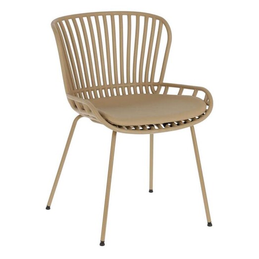 Picture of Fulvia Outdoor Dining Chair in Beige by Vida & Co.