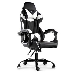 Picture of Gaming Office Chairs Computer Seating Racing Recliner Racer Black White