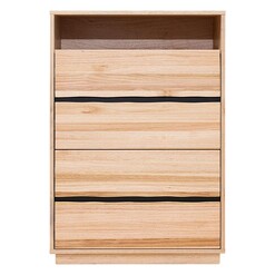 Picture of Ganders Messmate Chest 4 Drawers Eucalyptus Natural Beaumont & Braddock