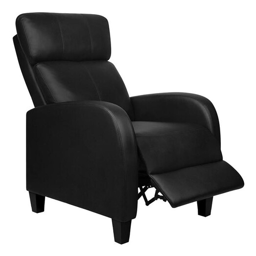 Picture of Garland Faux Leather Armchair Recliner Black Resort Living