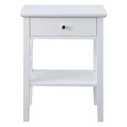 Picture of Garnill Side Table in White by Meubilair