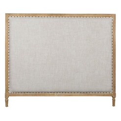 Picture of Georgian Bed Head, French Linen Fabric Huntington Lane