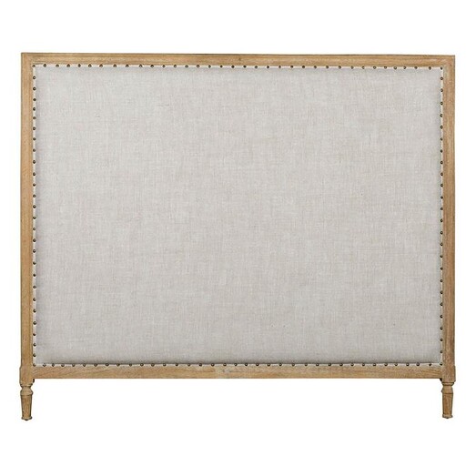 Picture of Georgian Bed Head, French Linen Fabric Huntington Lane