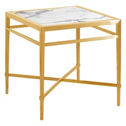 Picture of Georgian Side Table Marble Metal Gold Future Classics Furniture