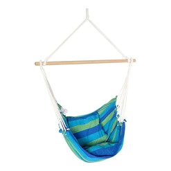 Picture of Germaine Hanging Hammock Chair Fabric Blue Frisse Outdoors