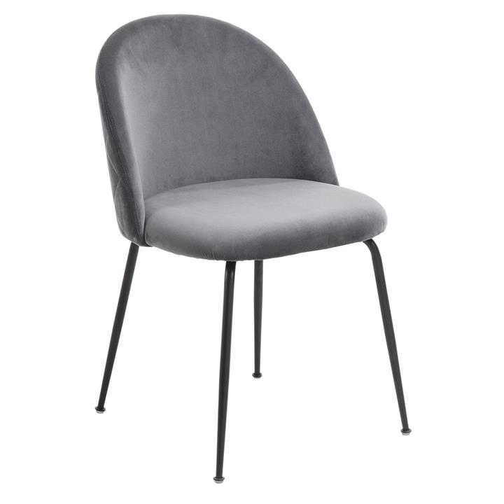 Picture of Gerulf Velvet Dining Chair, Black Legs Assorted Vida & Co.
