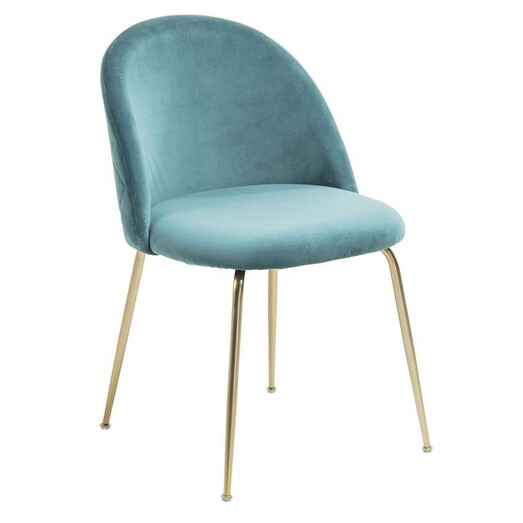Picture of Gerulf Velvet Dining Chair, Gold Legs Assorted Vida & Co.