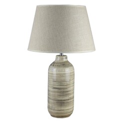 Picture of Gesa Ceramic Table Lamp in Grey by Lexi Lighting