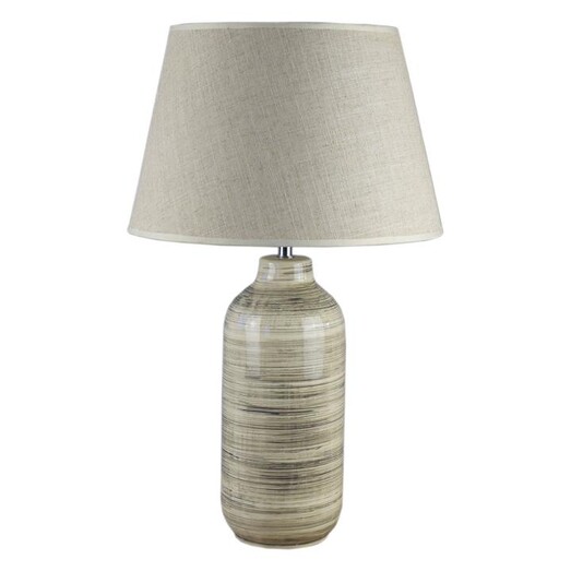 Picture of Gesa Ceramic Table Lamp in Grey by Lexi Lighting