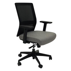 Picture of Gesture Task Chair Fabric Black/Grey Rapidline