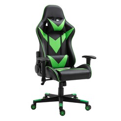 Picture of Gilthird Upholstered Gaming Chair in Green by Emporium Oggetti