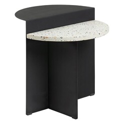 Picture of Gimen Side Table Metal Black/White Vida & Co.