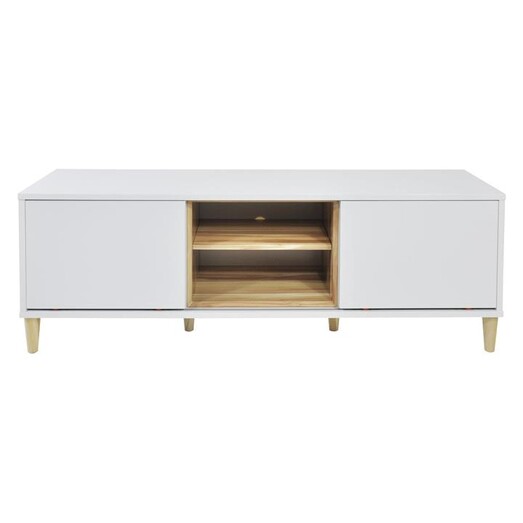 Picture of Gina Entertainment Unit MDF White/Natural Citron Life