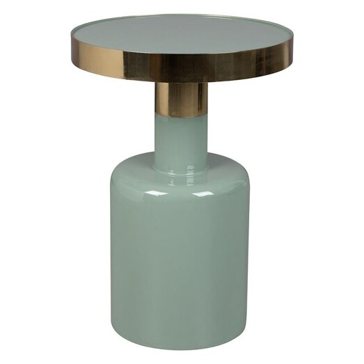 Picture of Glam Enamelled Side Table in Green by Zuiver