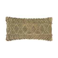 Picture of Glenelg Looped Cotton Breakfast Cushion in Light Grey by Bambury