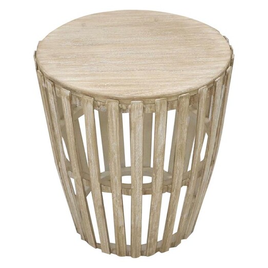 Picture of Glynn Timber Side Table Wood Whitewash Mise En Scene Picture of Glynn Timber Side Table Wood Whitewash Mise En Scene