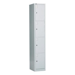 Picture of GO Quad Door Locker, 30.5cm Metal Assorted Rapidline
