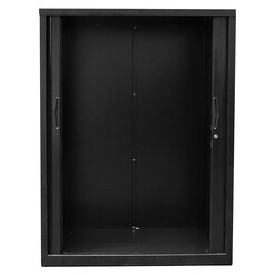 Picture of GO Tambour Door Cupboard Metal Black Rapidline