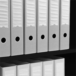 Picture of GO Tambour Shelf Metal Black Rapidline