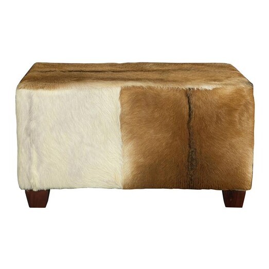 Picture of Goat Skin Rhyno Stool in Mahogany by Kayu Estate Picture of Goat Skin Rhyno Stool in Mahogany by Kayu Estate