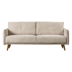 Picture of Godfrey Upholstered 2 Seater Sofa in Oatmeal by Castle Road Interiors