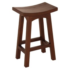 Picture of Goji Wood Bar Stool, Mahogany Kayu Estate