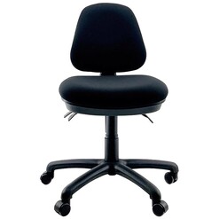 Picture of GOLDSTEIN Round Base Lab Task Stool Office Computer Chair - Black