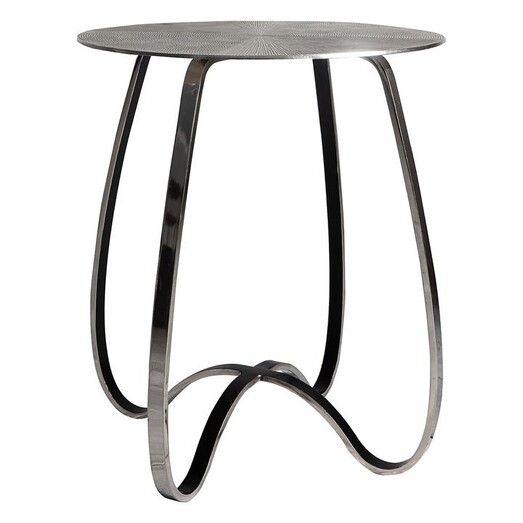Picture of Gorgas Side Table, Silver Metal Castle Road Interiors