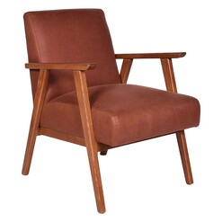Picture of Gothenburg Faux Leather Armchair Polyurethane Brick Alliance Furniture