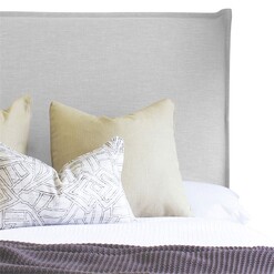 Picture of Grace Slip Cover Bed Head, Timber Legs Fabric Assorted Cornermill