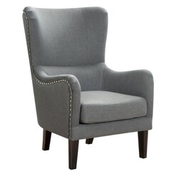 Picture of Grady Armchair, Grey Fabric Mid Grey SkyBlue