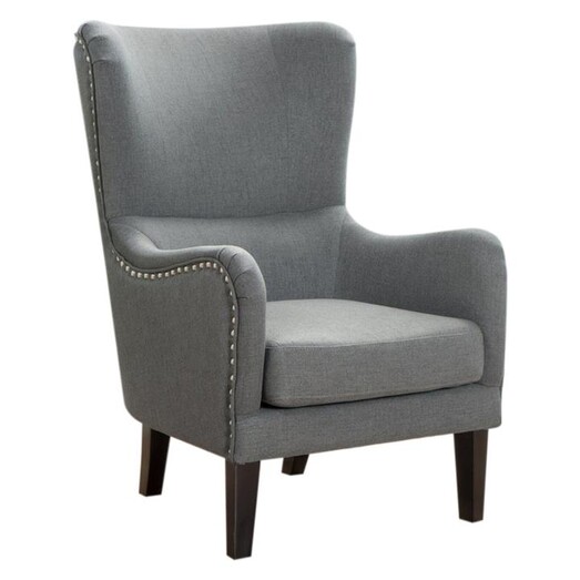 Picture of Grady Armchair, Grey Fabric Mid Grey SkyBlue
