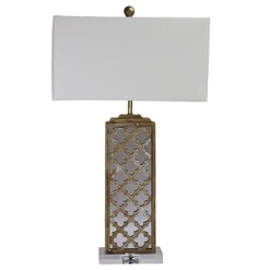 Picture of Granada Table Lamp in Gold by Oriel Lighting