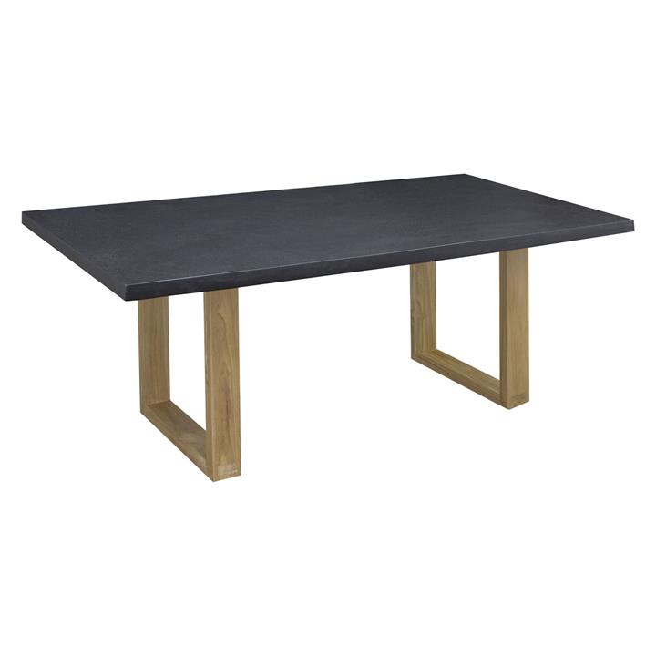 Picture of Granto Dining Table Wood Polished Cement Channel Enterprises