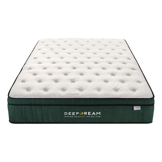 Picture of Green Tea Memory Foam Mattress Fabric White/Green Deep Dream