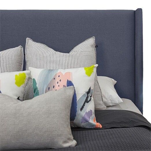 Picture of Gyro Winged Bed Head, Ink Fabric Cornermill