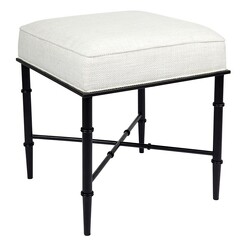 Picture of Hacienda Wood Stool, White Natural CAFE Lighting & Living