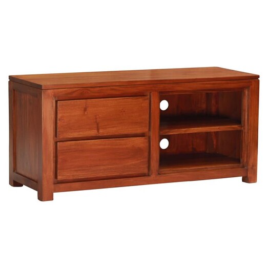 Picture of Hague 2 Side Drawer Timber Entertainment Unit, Mahogany Kayu Estate
