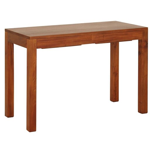 Picture of Hague Timber Desk, Pecan Mahogany Light Pecan Kayu Estate