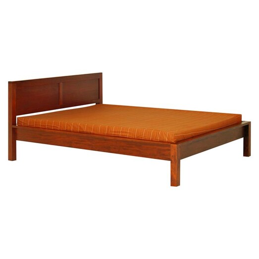 Picture of Hague Timber Queen Bed, Pecan Mahogany Light Pecan Kayu Estate