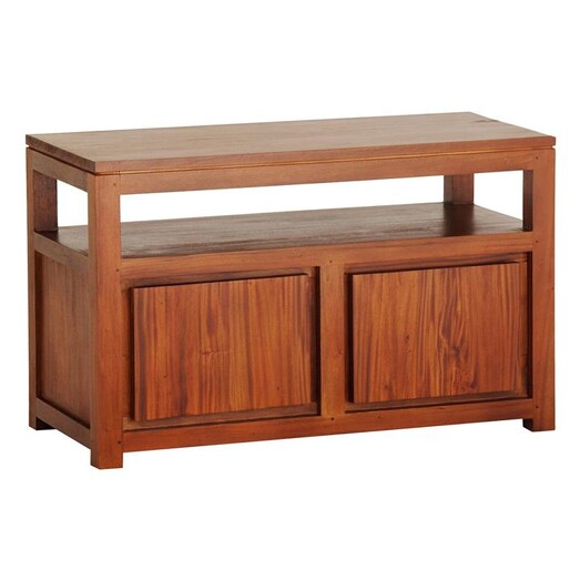 Picture of Hague Timber TV Stand, Pecan Mahogany Light Pecan Kayu Estate