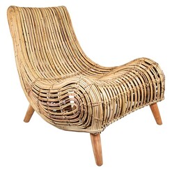 Picture of Haiti Rattan Occasional Chair Natural Blonde Florabelle