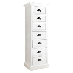 Picture of Halifax 7 Drawer Storage Unit Wood White Nova Solo