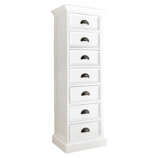 Picture of Halifax 7 Drawer Storage Unit Wood White Nova Solo Picture of Halifax 7 Drawer Storage Unit Wood White Nova Solo
