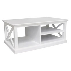 Picture of Halifax Coffee Table, White Wood Nova Solo