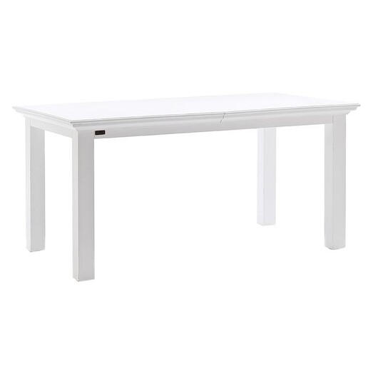 Picture of Halifax Mahogany Extension Dining Table in White by Nova Solo